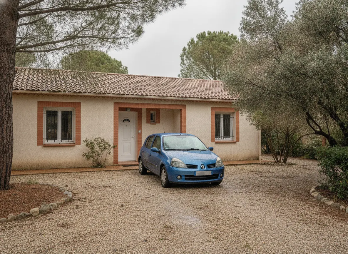 Allée dégagée et accès sécurisé après retrait de la branche à Fréjus