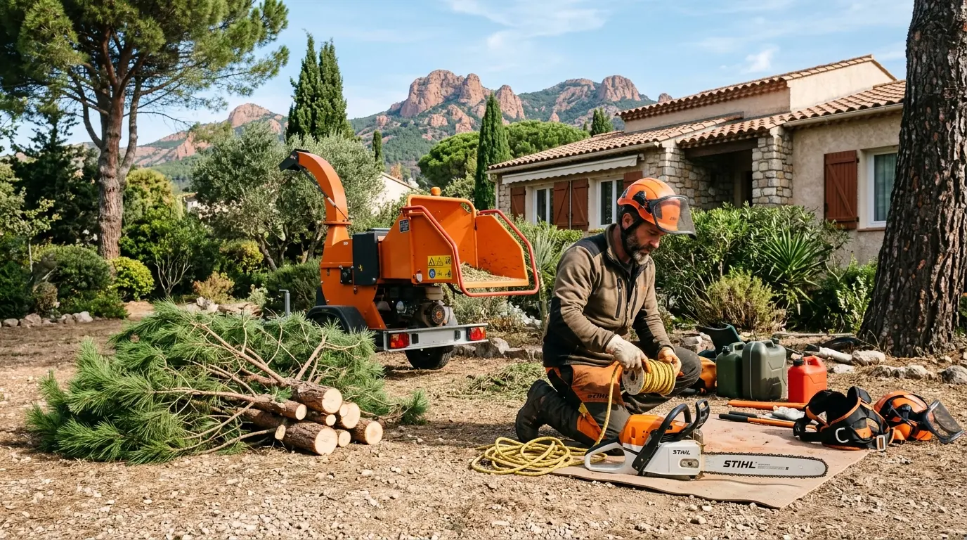Élagueur professionnel intervenant à Fréjus et alentours